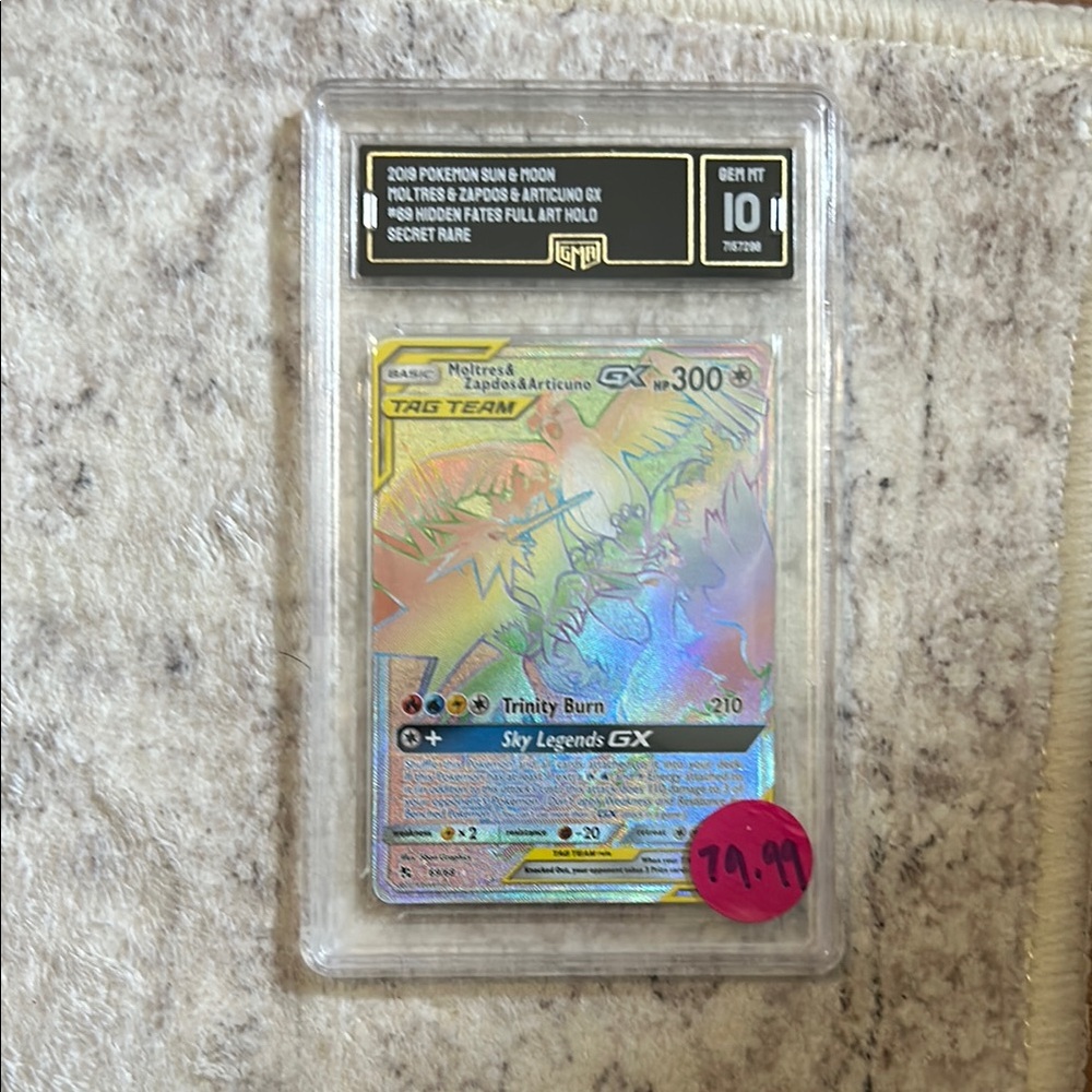 Moltres&Zapdos&Articuno GX PSA 10